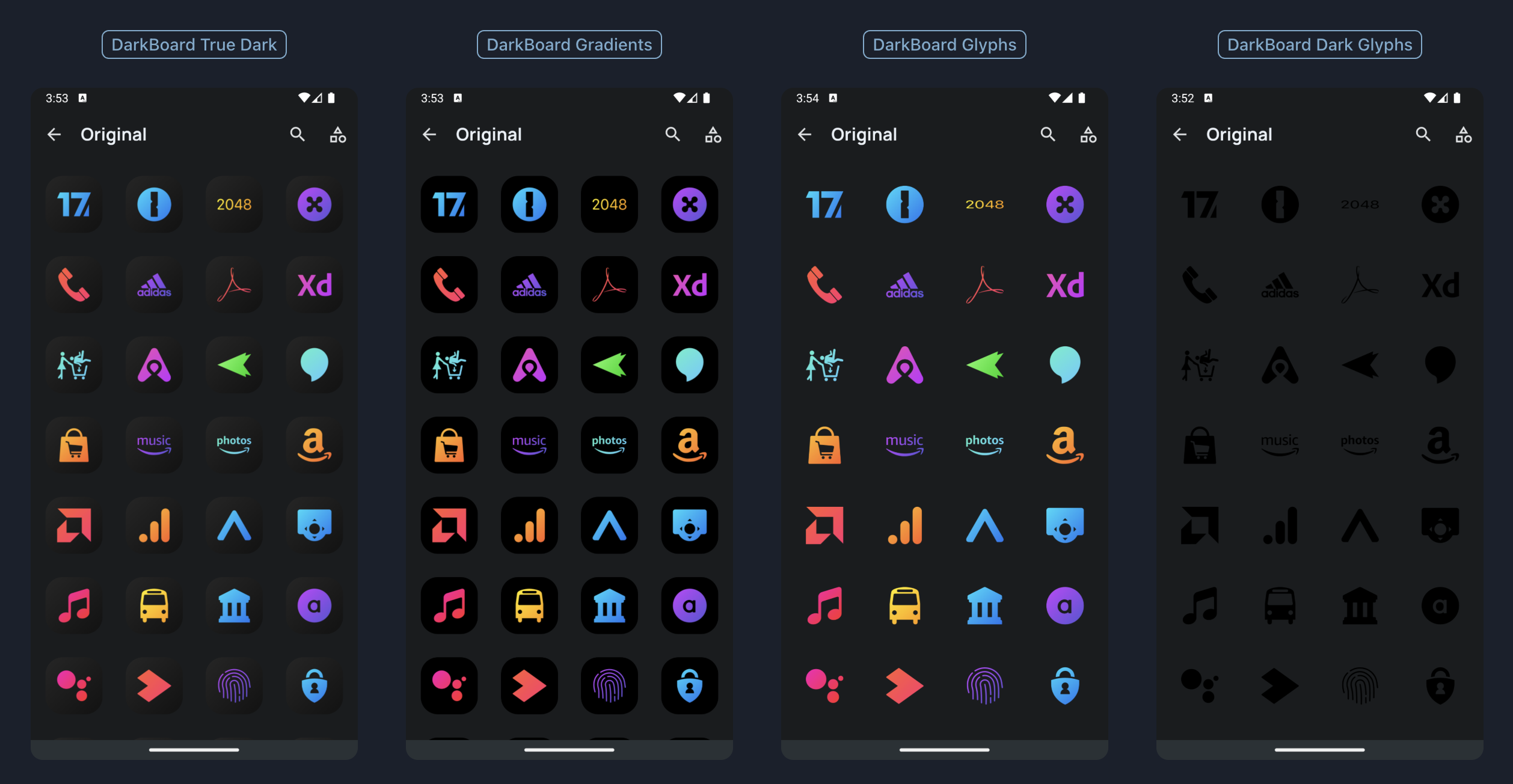 DarkBoard XS for Android | Premium Dark Theme Pack