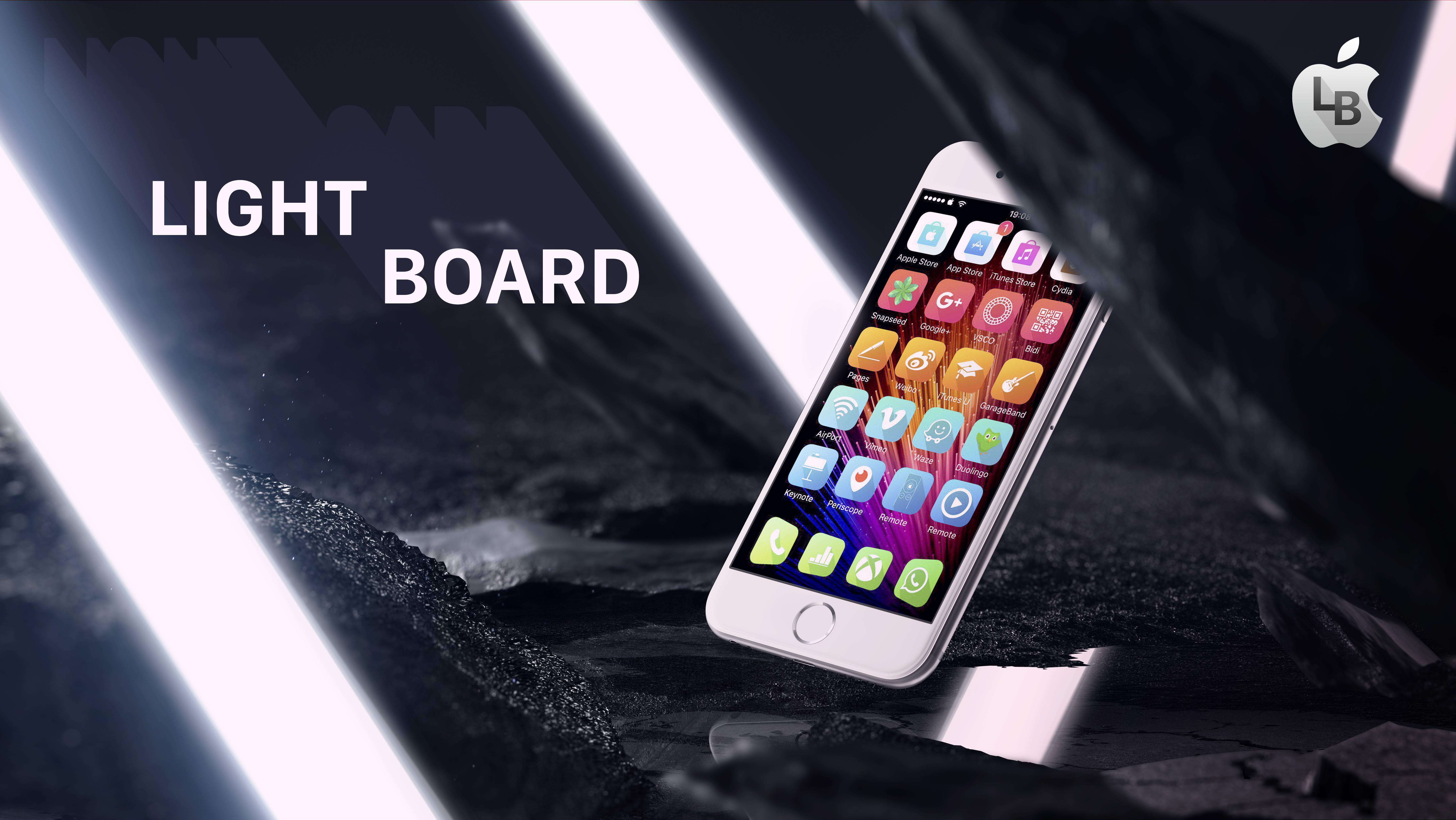 LightBoard | Material Design iOS Theme