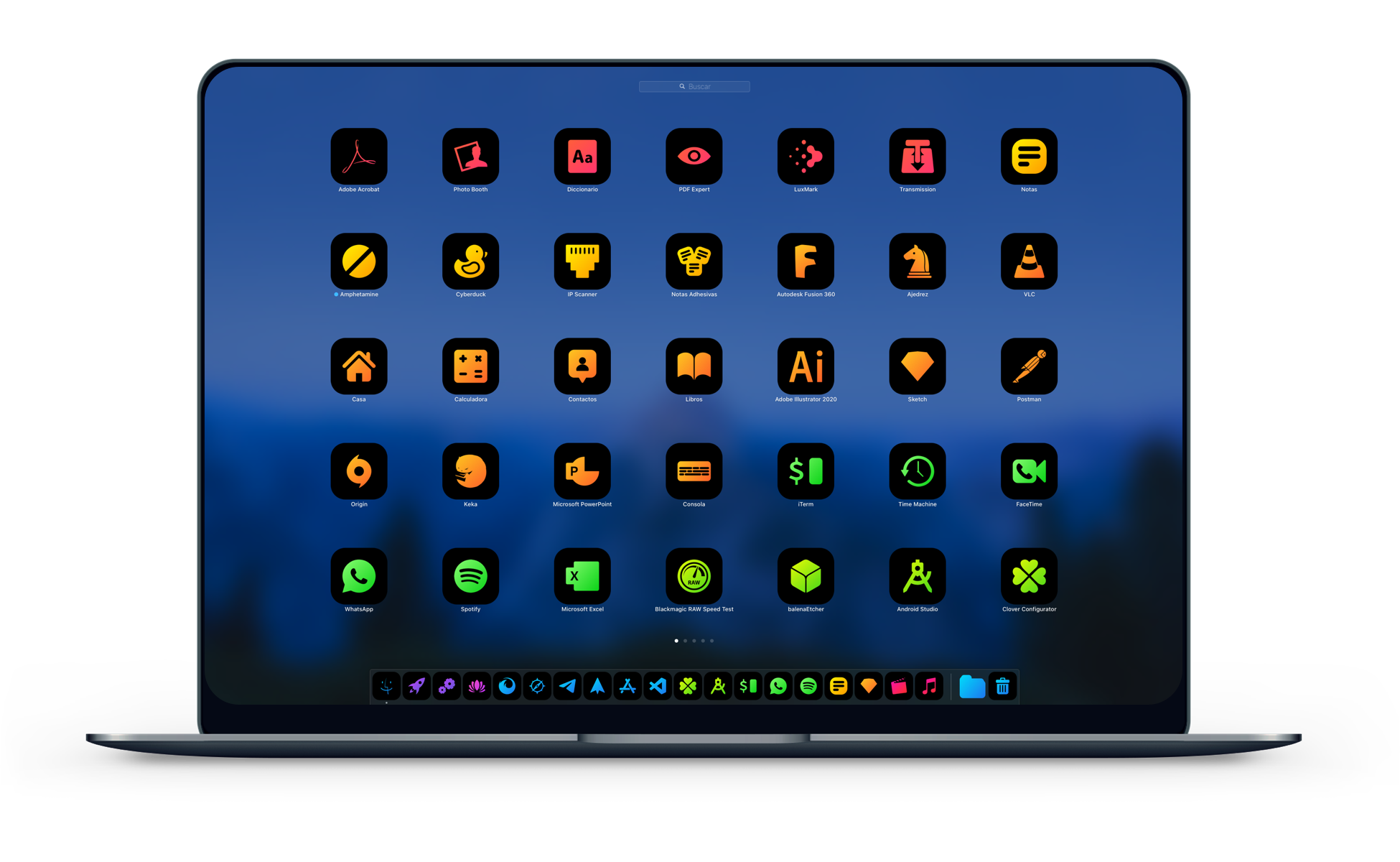 DarkBoard XS macOS - TrueDark Theme Preview DarkBoard XS macOS 04