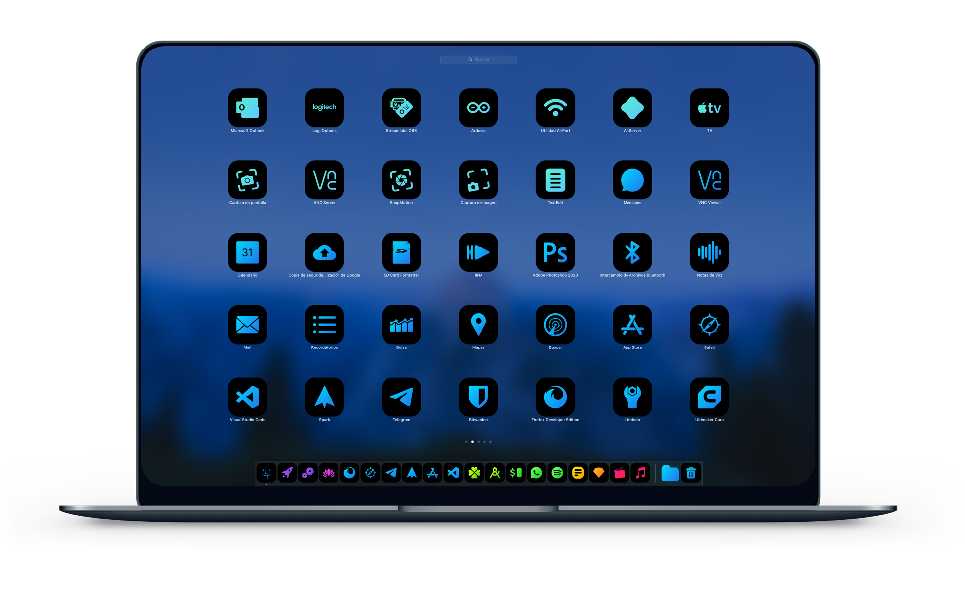 DarkBoard XS macOS - TrueDark App Icons DarkBoard XS macOS 05