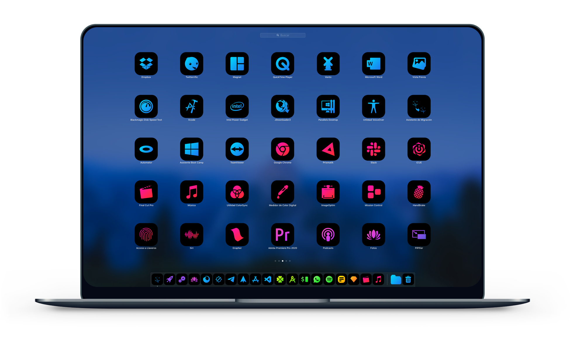 DarkBoard XS macOS - TrueDark Desktop Setup DarkBoard XS macOS 06