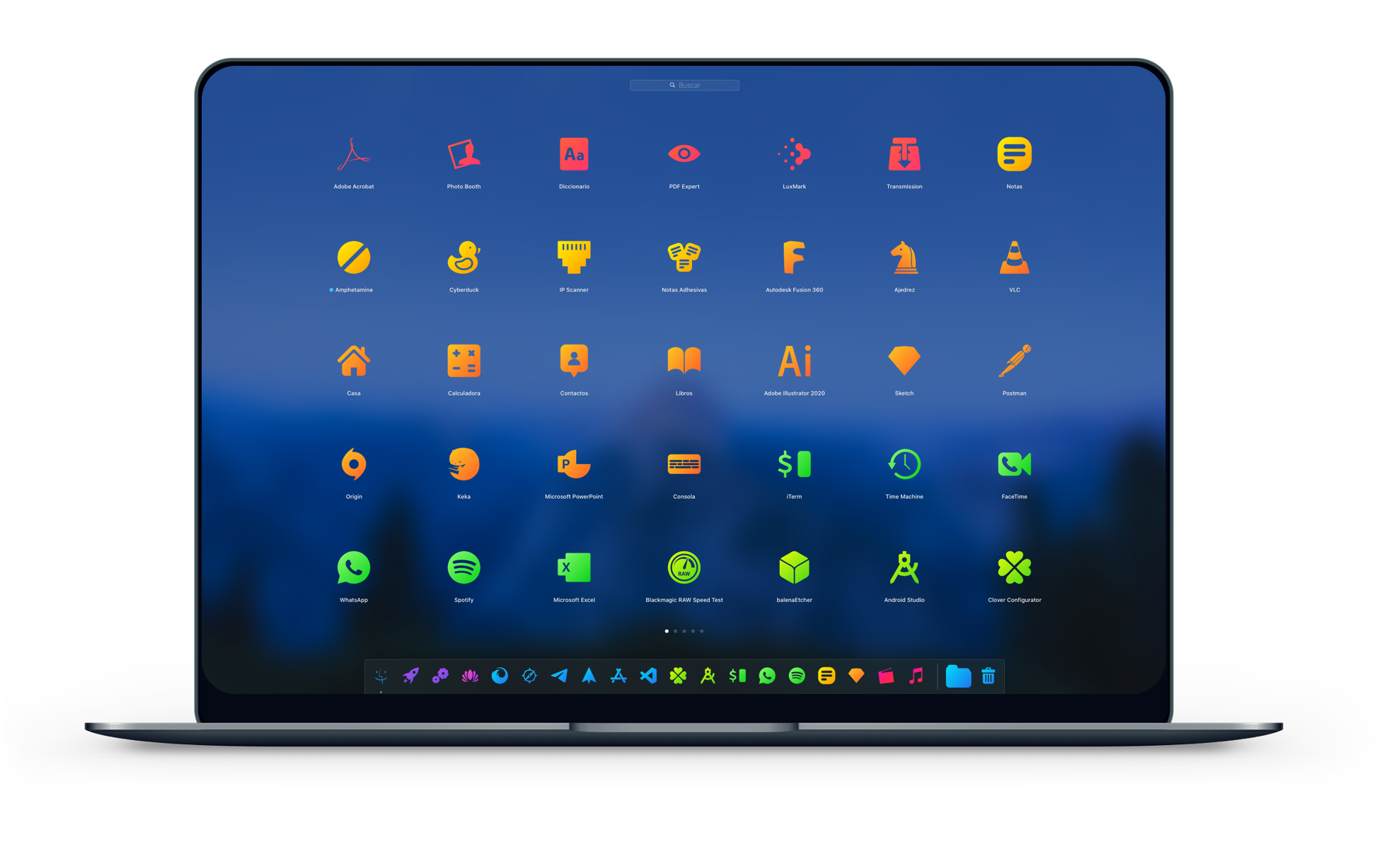 DarkBoard XS macOS - Glyphs Theme Preview DarkBoard XS macOS 08