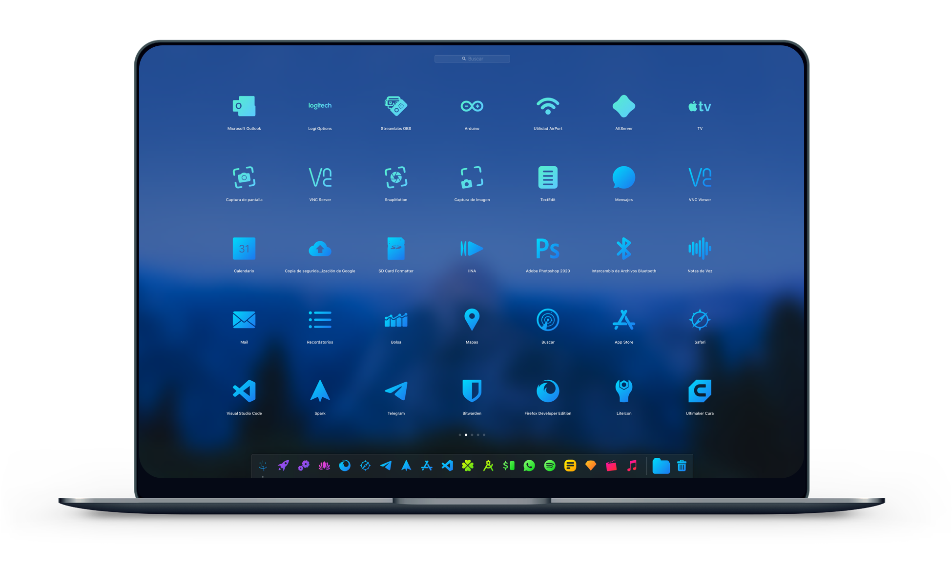 DarkBoard XS macOS - Glyphs App Icons DarkBoard XS macOS 09