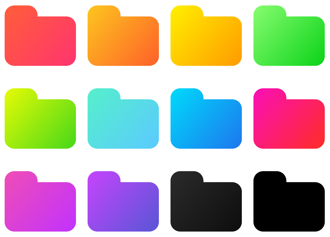 DarkBoard XS macOS - Custom Folder Icons DarkBoard XS macOS 16