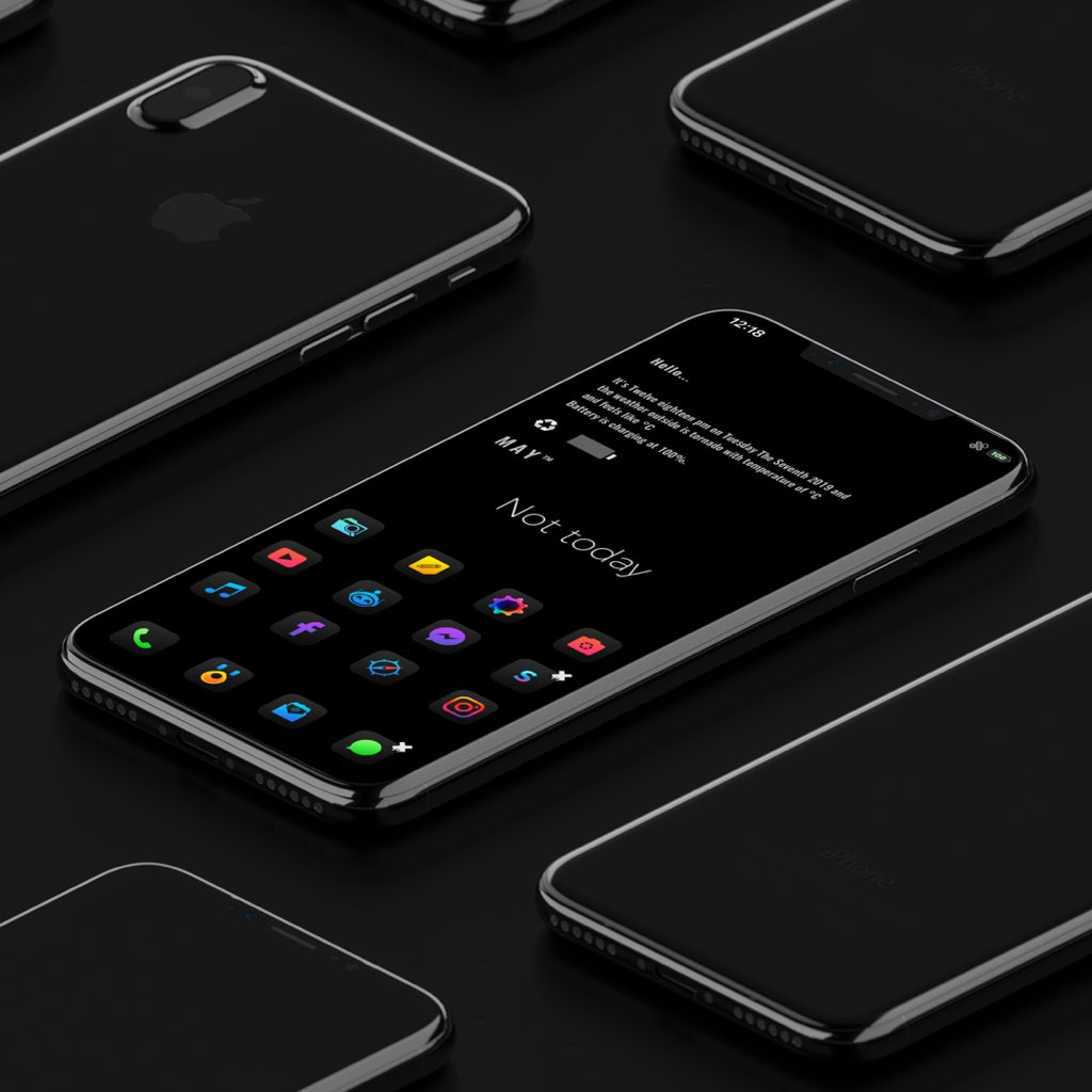 DarkBoard XS User Setup - iPhone Home Screen DarkBoard XS 04