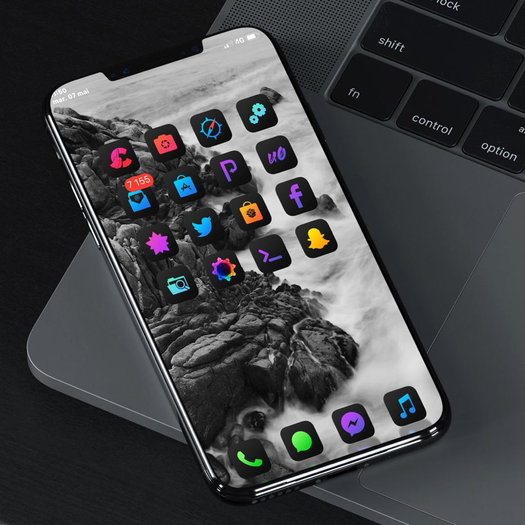 DarkBoard XS User Setup - App Grid Layout DarkBoard XS 06