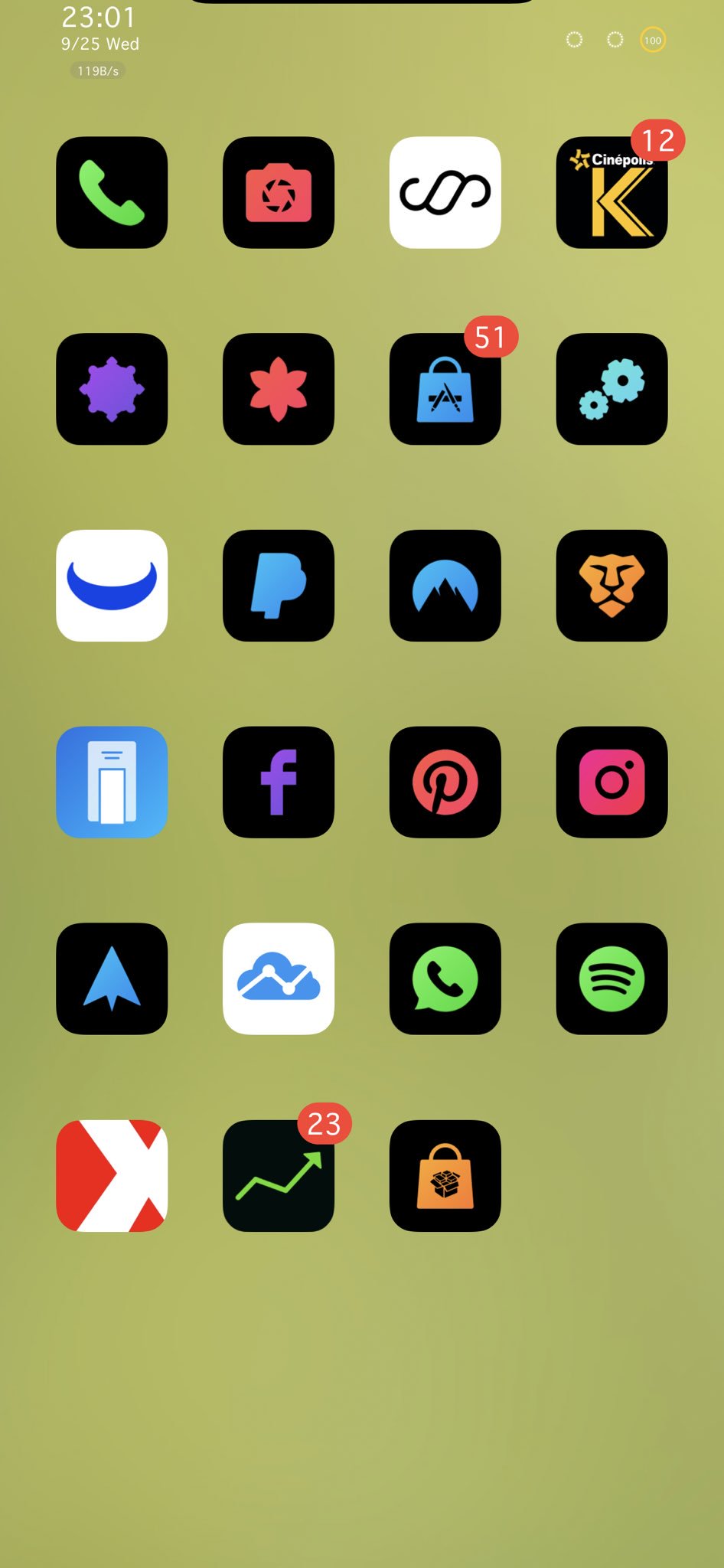 DarkBoard XS User Setup - Custom Icons Display DarkBoard XS 14