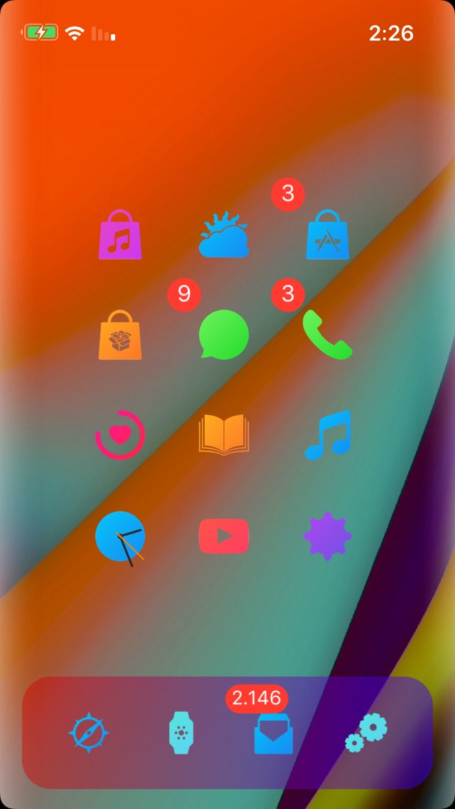 DarkBoard XS User Setup - App Arrangement DarkBoard XS 16