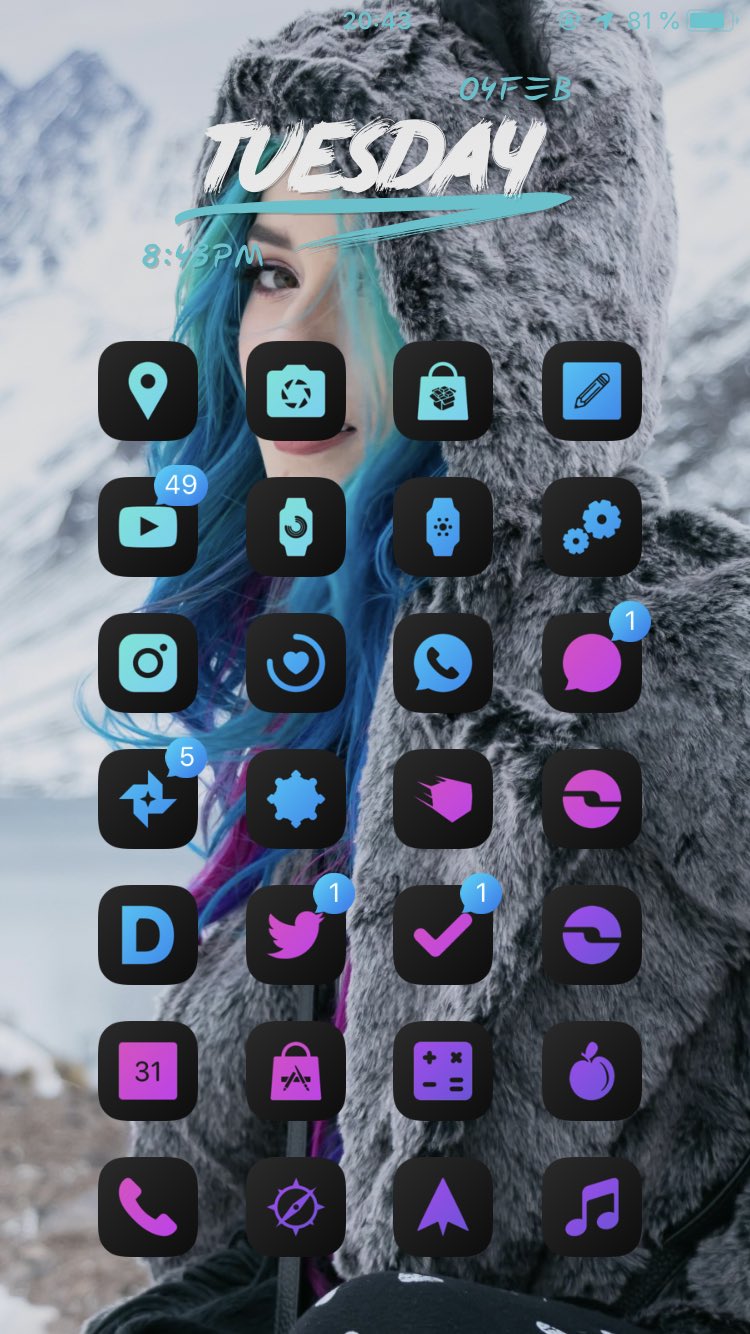 DarkBoard XS User Setup - Theme Customization DarkBoard XS 17