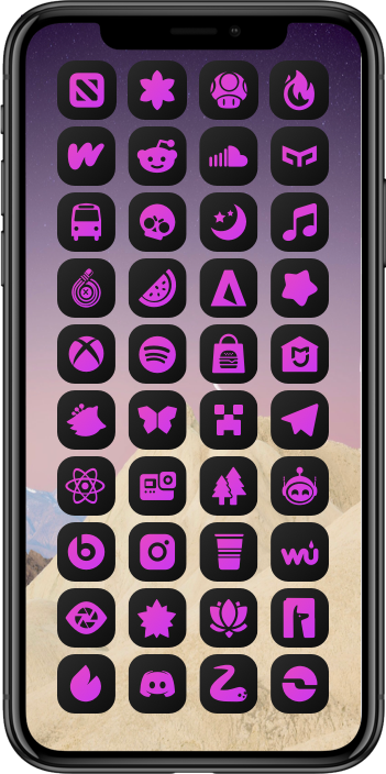 DarkBoard XS Gradient Theme - Pink Color Variant DarkBoard XS 28