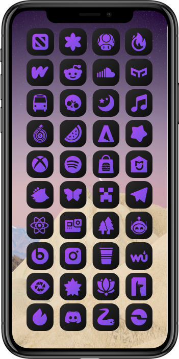 DarkBoard XS Gradient Theme - Purple Color Variant DarkBoard XS 29