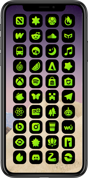 DarkBoard XS TrueDark Theme - Green Color Variant DarkBoard XS 35