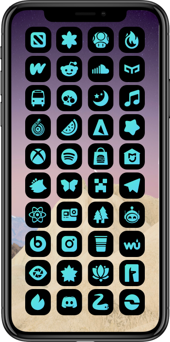 DarkBoard XS TrueDark Theme - Blue Color Variant DarkBoard XS 37