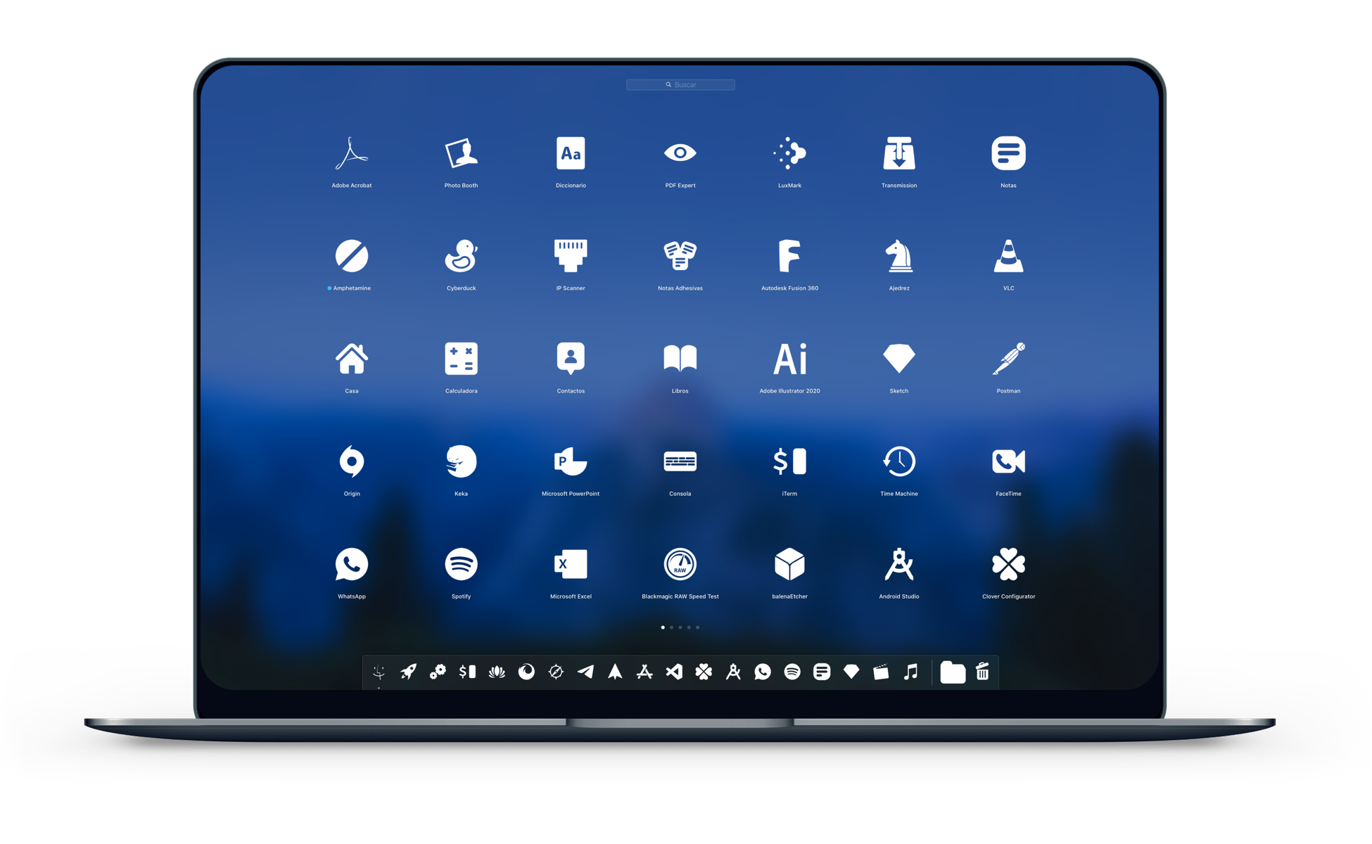 LightBoard XS macOS - White Glyphs Theme Preview LightBoard XS macOS 08