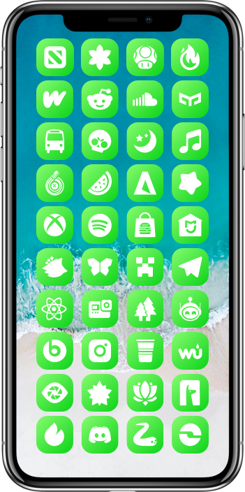 LightBoard XS Gradient Theme - Green Color Variant LightBoard XS 23
