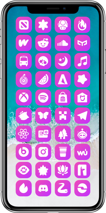 LightBoard XS Gradient Theme - Pink Color Variant LightBoard XS 27