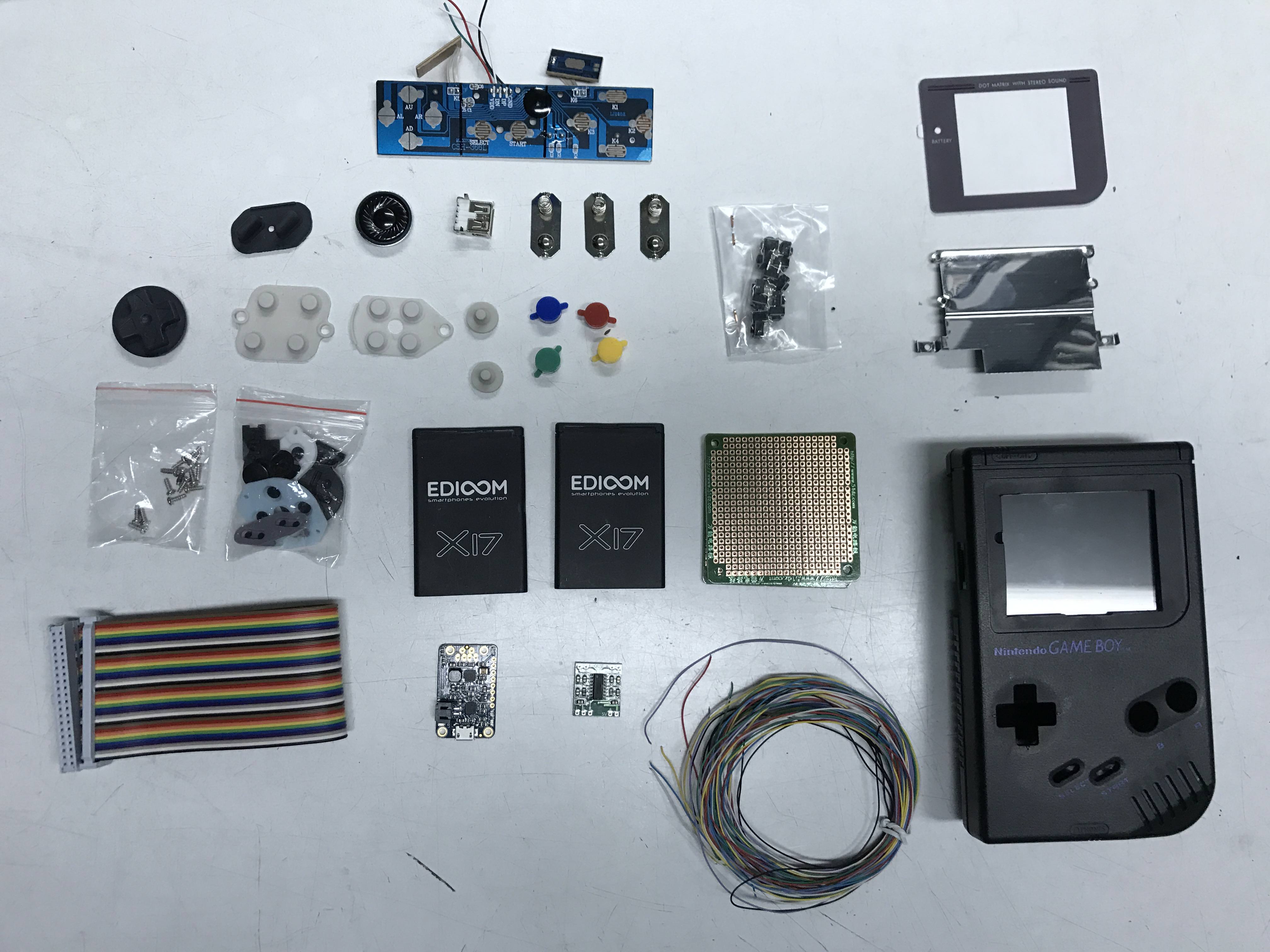 PiBoy - Raspberry Pi GameBoy Assembly Overview PiBoy 01